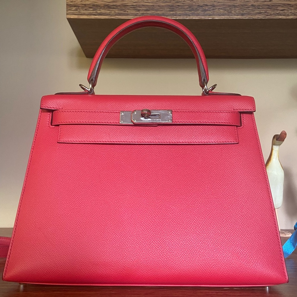 Hermes Kelly 28 Sellier Epsom Rouge Casaque 2018